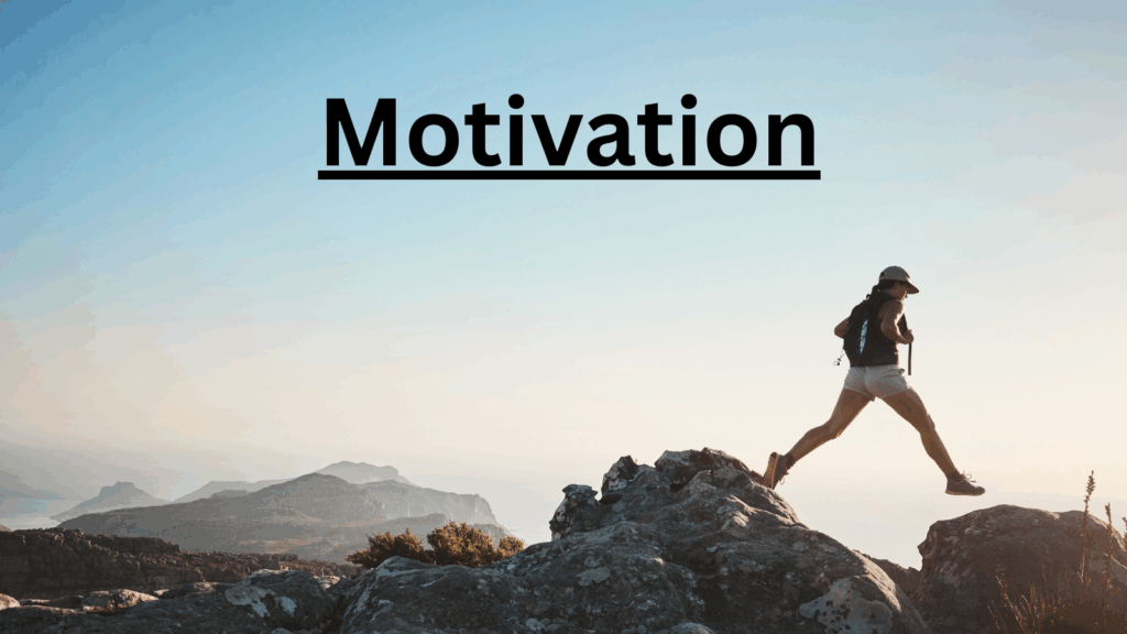 Motivation. Über Felsen springen. Motivation im Fernstudium