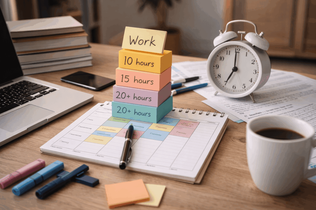 Stundenanzahl Arbeit Fernstudium